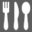  fork, spoon and knife logo