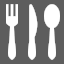 fork, spoon and knife logo