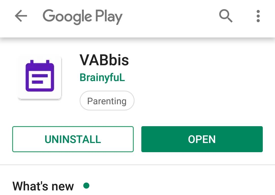 Vabbis app