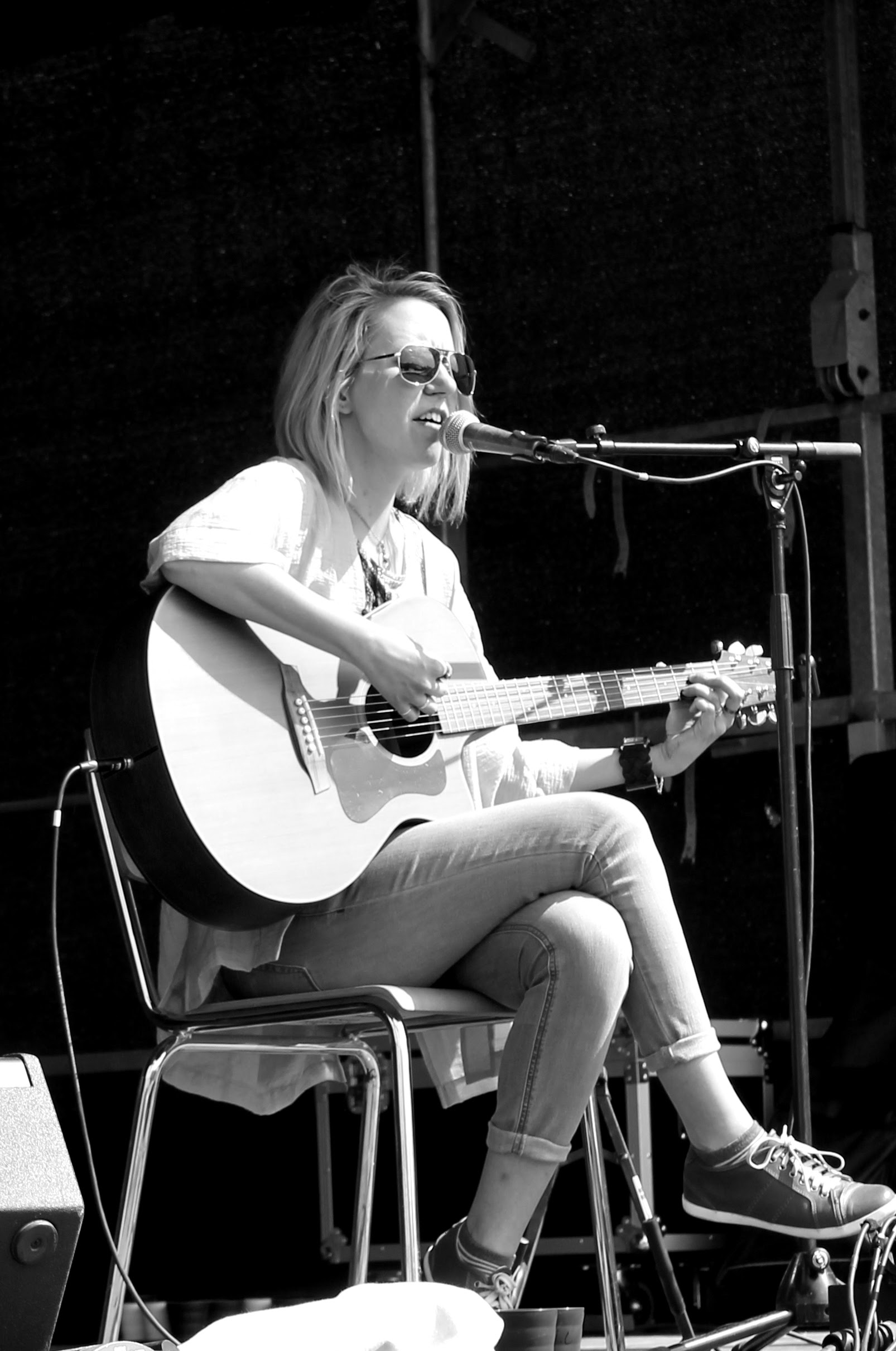 Sadness Theory plying the guitar